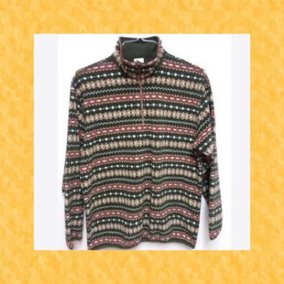 Vintage Tommy Hilfiger 1/4 Zip Pullover, 87% Polyester 13% Cotton, Medium - Picture 3 of 5